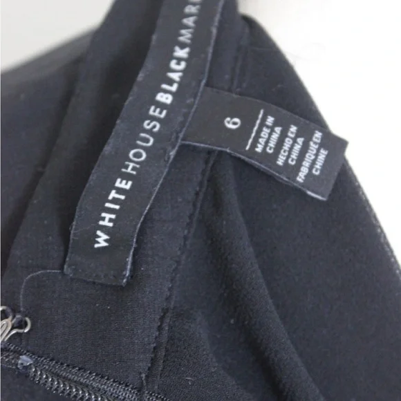 Black High Neck Blouse with Bell sleeve from White House Black Marker - Picture 5 of 6